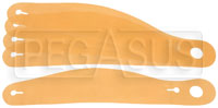 Amber Tint Tear-Offs for Bell SE07 Shields only, 5-pack