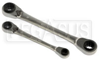 Beta Tools 192/S2 Set of 2 Ratcheting Metric Bi-Hex Wrenches