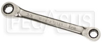 Beta Tools 195AS Ratcheting 12-Pt Box End Wrench, 5/16 x 3/8
