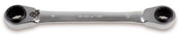 Beta Tools 192/8-13 Ratcheting Bi-Hex Wrench, 8/10/12/13mm