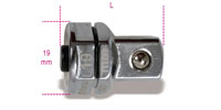 Beta Tools 123Q1/2 Adapter, 19mm Hex to 1/2" Square Drive