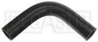 Black Silicone Hose, 3/4" I.D. 90 degree Elbow, 4" Legs