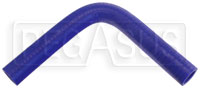 Blue Silicone Hose, 3/4" I.D. 90 degree Elbow, 6" Legs