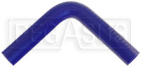 Blue Silicone Hose, 7/8" I.D. 90 degree Elbow, 6" Legs