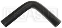 Black Silicone Hose, 1 1/8" I.D. 90 degree Elbow, 6" Legs