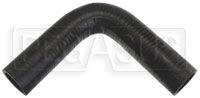 Black Silicone Hose, 1 3/8" I.D. 90 degree Elbow, 6" Legs