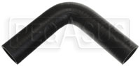 Black Silicone Hose, 1 1/2" I.D. 90 degree Elbow, 6" Legs