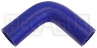 Blue Silicone Hose, 2" I.D. 90 degree Elbow, 6" Legs