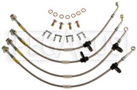 G-Stop Brake Line Set, 99-01 Honda Civic SI - Rear Disc