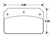 Hawk Brake Pad, Wilwood Dynalite, Outlaw 2000