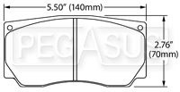 Hawk Brake Pad, Alcon, AP, Wilwood, Brembo NASCAR Front