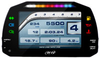 AiM MXS 1.2 Strada Street Icons Dash with OBD Harness