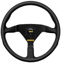 MOMO Model 78 Steering Wheel, Black, Smooth Leather, 330mm