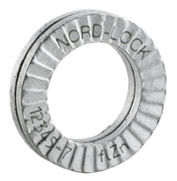 Nord-Lock Small OD Locking Washers, Carbon Steel