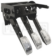 OBP Pro-Race 3-Pedal Box, Overhung Mount, without MC