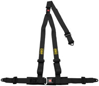 OMP Strada 3 Harness, 3-Point w/Removable Shoulder Harness