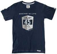 OMP Racing Spirit Crew Neck T-Shirt, Racing is Life Design