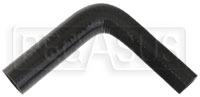 Black Silicone Hose, 1" x 3/4" 90 deg. Reducing Elbow