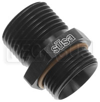 Setrab M22 to 5/8 BSP Adapter, Straight, Black