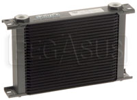 Setrab Series 6 Oil Cooler, 25 Row, M22 Ports