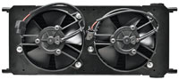 Setrab Fanpack: Series 9 Cooler, 20 Row, 2-Pass, Dual Fans