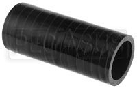 Black Silicone Hose Coupler, 1 1/2 inch ID, 4 inch Length