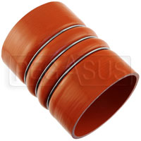 Orange Silicone 500F CAC Hose, 4.50" ID, 6" Length