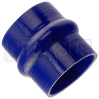 Blue Silicone Hump Hose, 3 1/2 inch ID