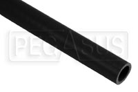 Black Silicone Hose, Straight, 1 inch ID, 1 Meter Length