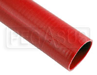 Red Silicone Hose, Straight, 2 1/2 inch ID, 1 Foot Length