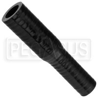 Black Silicone Hose, 3/4 x 1/2 inch ID Straight Reducer