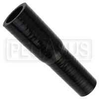 Black Silicone Hose, 1 x 3/4 inch ID Straight Reducer