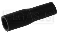 Black Silicone Hose, 1 x 3/4 inch ID Straight Reducer