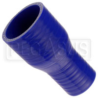 Blue Silicone Hose, 2 1/4 x 1 1/2 inch ID Straight Reducer