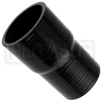 Black Silicone Hose, 2 3/4 x 2 1/2 inch ID Straight Reducer