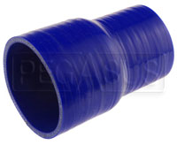 Blue Silicone Hose, 3 x 2 1/2 inch ID Straight Reducer