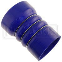 Blue Silicone 350F CAC Reducer Hose, 4.00 x 3.50" ID, 6" L