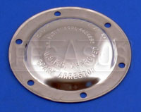 SuperTrapp Replacement 4" End Cap for 6 bolt mount