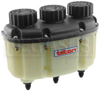 Tilton 3-in-1 Plastic Reservoir with 4AN Fittings