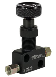 Tilton Knob Style Proportioning Valve - 3AN & 3/16" Inverted
