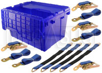 Tie Down Kit with Heavy-Duty Storage Container