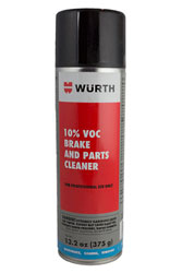Wurth 10% VOC Brake Cleaner, 13.2 oz Aerosol Can
