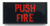 Dash Badge Identification Plate (Push Fire)