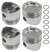 Formula Ford 1600 Forged Piston Set, .005" Oversized