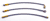 Pre-Assembled Size 3 Braided PTFE Racing Hoses