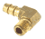 1/8 NPT to 5/16 (8mm) Hose Barb Fitting, Brass - Right Angle