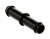 5/16 Straight Hose Joiner, Black Aluminum