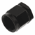 8AN Female Swivel to 1/8 NPT Female Adapter, Black Aluminum