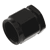10AN Female Swivel to 1/8 NPT Female Adapter, Black Aluminum