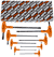 Beta 96T/S8, 8 Piece T-Handle Hex Key Wrench Set, Metric